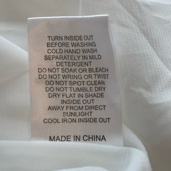 NWT Sabo Luxe Trinity Dress XS White Boho Puff Sleeve Mini - Picture 10 of 10